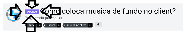 Como coloca musica de fundo no client?